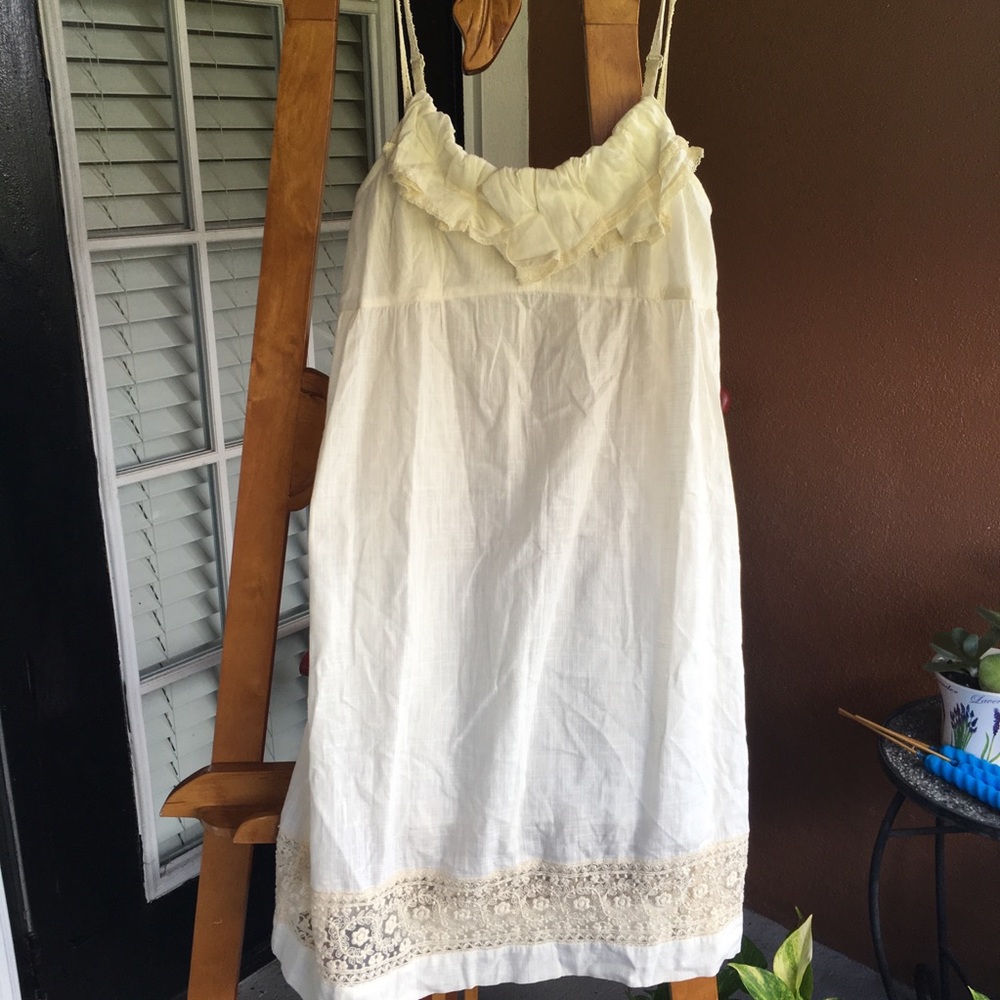 Cream colored sundress